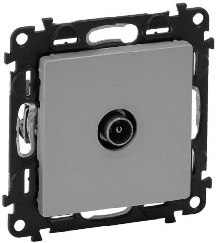 Розетка TV Оконечная без рамки Legrand Valena Life 1-м. алюминий фото Розетка TV Оконечная без рамки Legrand Valena Life 1-м. алюминий картинка